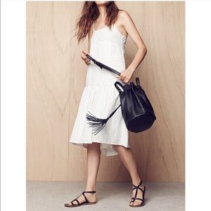 Madewell Austin Tassel Bucket Crossbody Bag